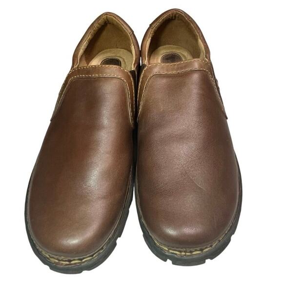 Born Leather Slip On Shoes Brown/Camel Size 11 - Picture 2 of 7